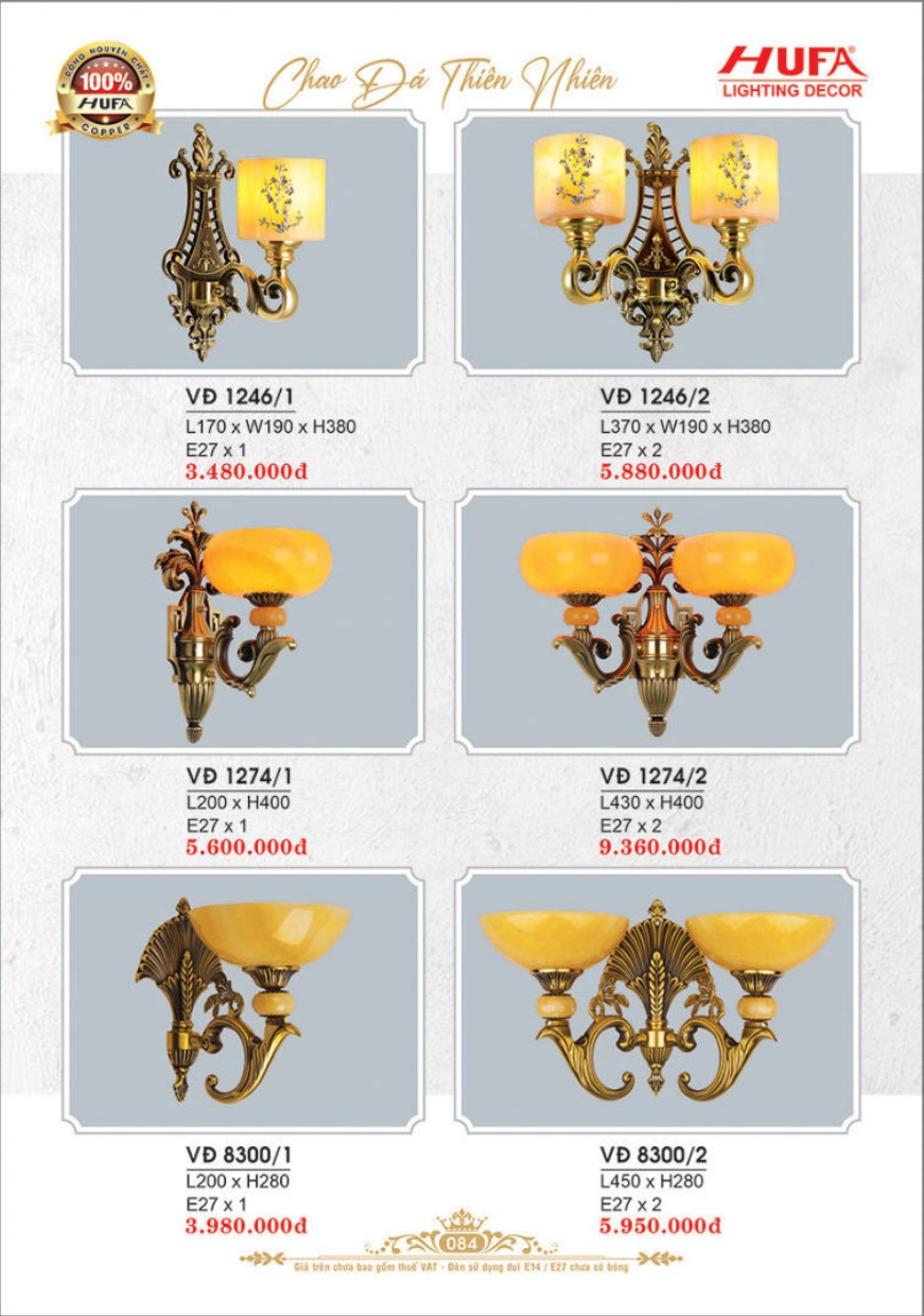 Bảng giá đèn trang trí HUFA